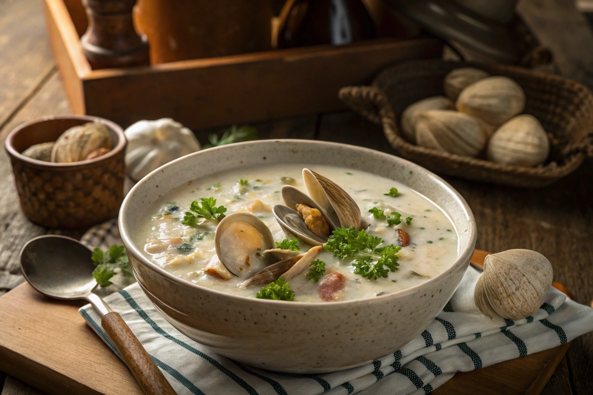 Naturally Delicious Boston Clam Chowde